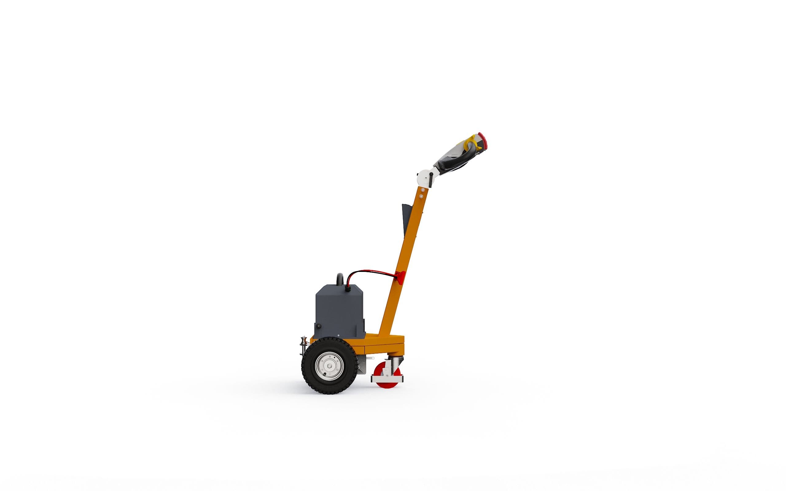 Seitenansicht des Elektroschleppers Dragger 1000