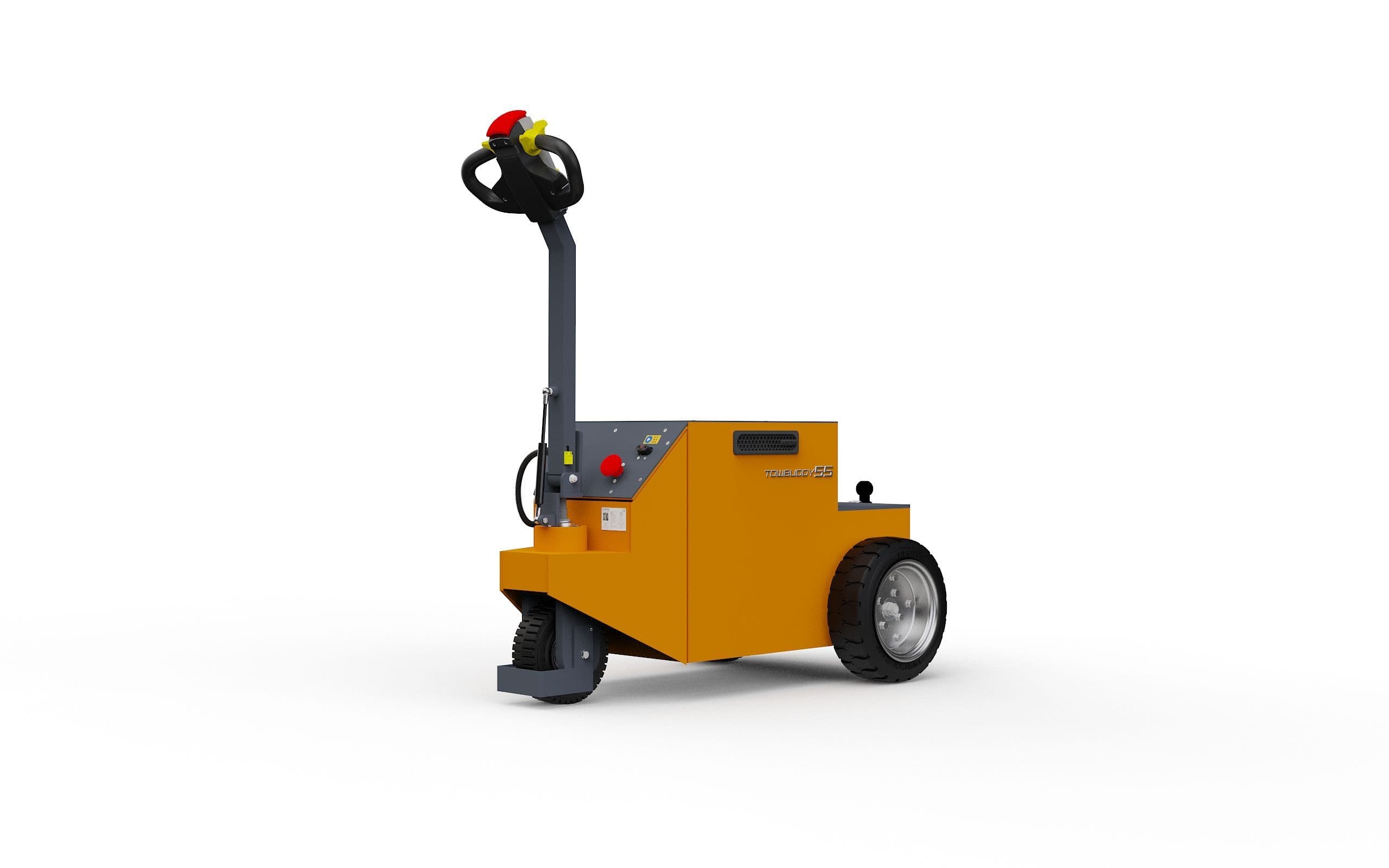 Elektroschlepper Towbuddy 75 mit Kugelkopf und Bolzenkupplung