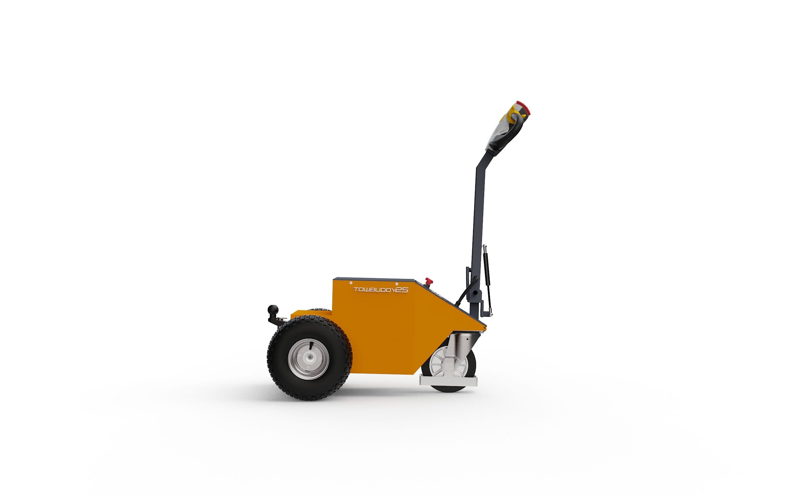 Seitenansicht des Elektroschleppers Towbuddy 25